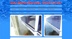 Desktop Screenshot of aaamarineinc.com